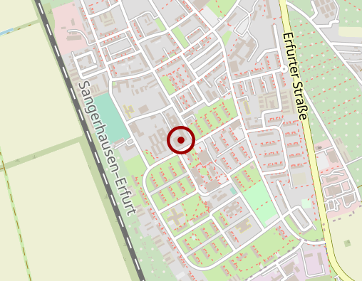 Karte: DRK KV Sangerhausen e.V. Sozialstation Sangerhausen