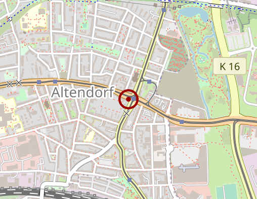 Karte: Apotheke zum Schwarzen Adler