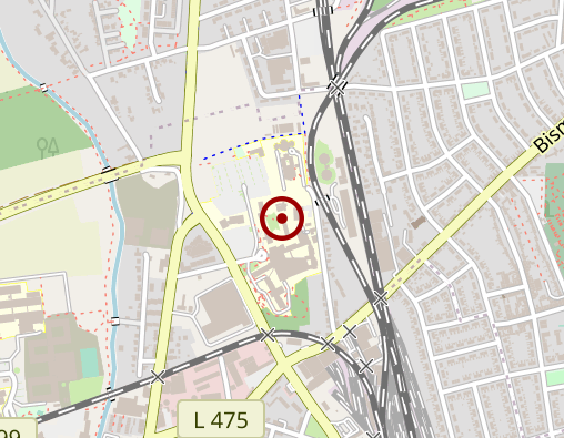 Karte: Krankenhaus Bethanien für die Grafschaft Moers