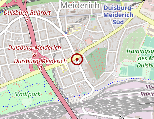 Karte: Herzzentrum Duisburg