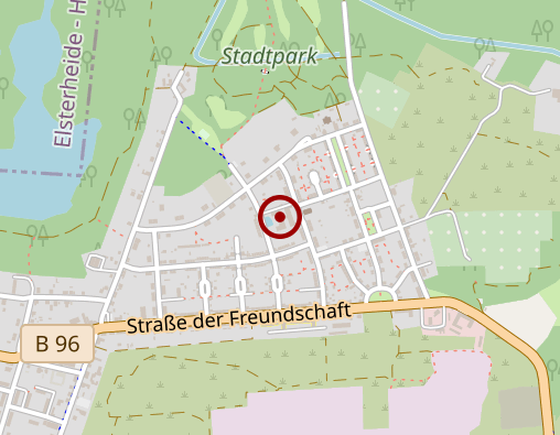 Karte: AWO Lausitz Pflege- und Betreuungs- gGmbH Altenpflegeheim "Jenny Marx"