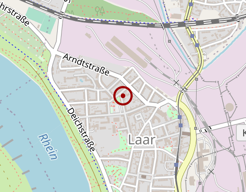 Karte: Tagespflege in Laar am Rhein