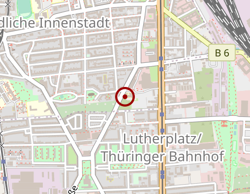 Karte: CURA Seniorencentrum Halle Lutherbogen GmbH