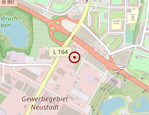 Karte: Bau und Haustechnik Halle-Neustadt GmbH