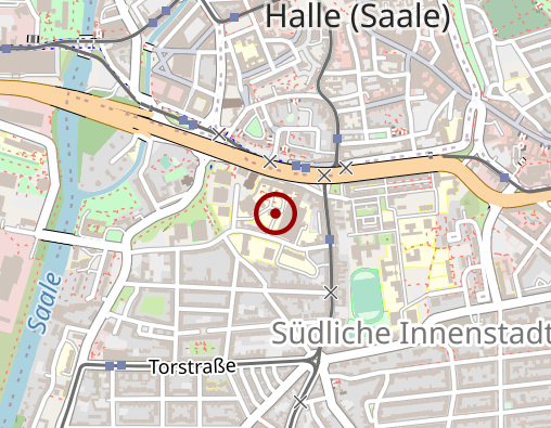 Karte: Krankenhaus St. Elisabeth und St. Barbara Halle (Saale) GmbH