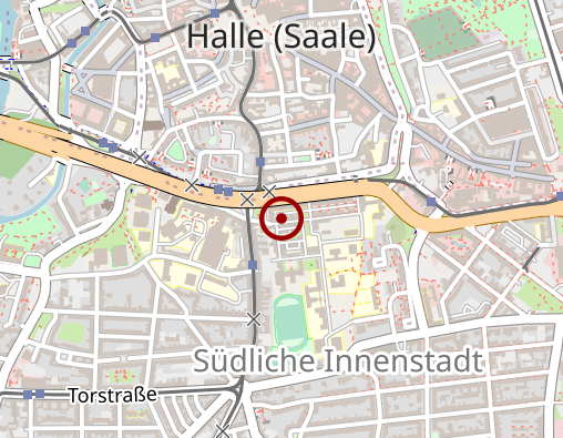 Karte: Paul-Riebeck-Stiftung zu Halle an der Saale Altenpflegeheim im "Haus der Generationen"