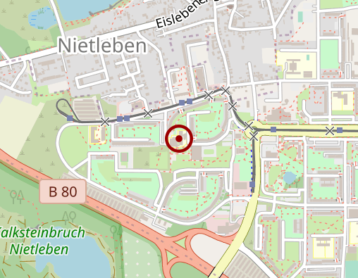 Karte: Deutsches Rotes Kreuz Landesverband Sachsen-Anhalt e. V. Alten- und Pflegeheim "Käthe Kollwitz"