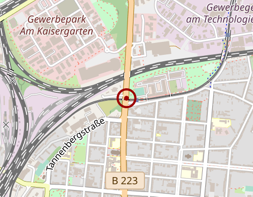 Karte: AMEOS Pflege Zentrum Josefinum Oberhausen