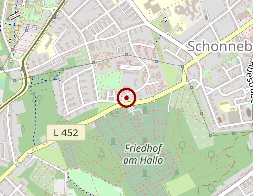 Karte: Lebenshilfe Essen e.V. Behindertenwohnheim