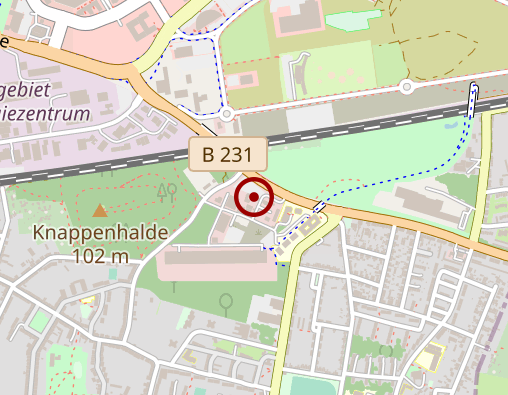 Karte: amb. Betreuungsdienst/Tagesbetreuung Zabel