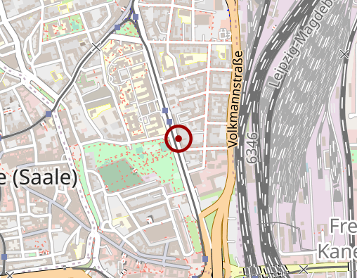 Karte: Pietät Halle Bestattungsinstitut