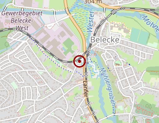 Karte: Caritas-Sozialstation Warstein-Belecke