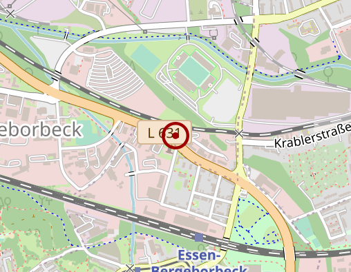 Karte: Taxi Essen e.G.