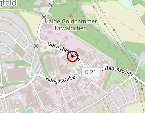 Karte: Diakonie Ruhr Werkstätten