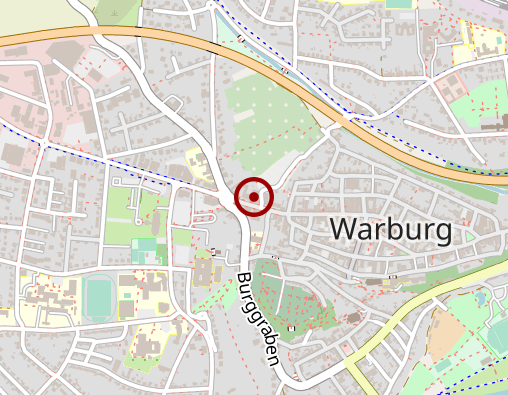 Karte: Caritas-Pflegestationen Weser-Egge - Region Süd