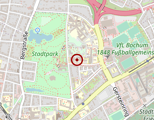 Karte: LWL-Universitätsklinikum Bochum