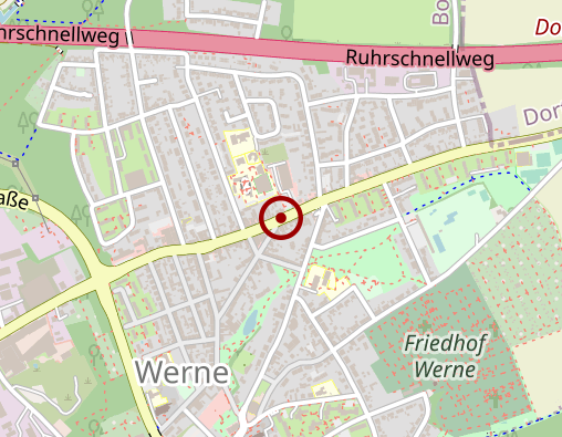 Karte: Bestattungen Schäfer