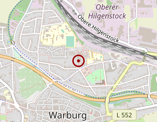 Karte: Caritas-Pflegestationen Weser-Egge - Region Süd