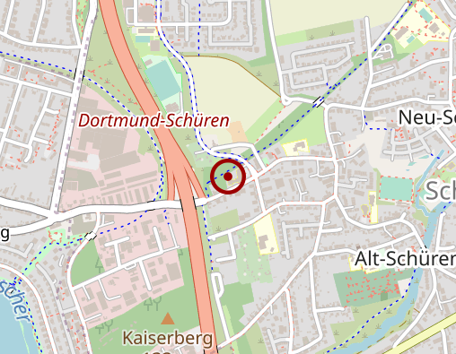 Karte: INTEGRA Seniorenpflegezentrum Dortmund-Schüren GmbH