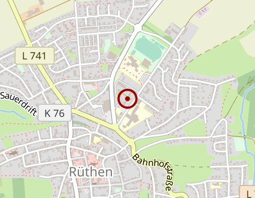 Karte: Pflegezentrum Rüthen