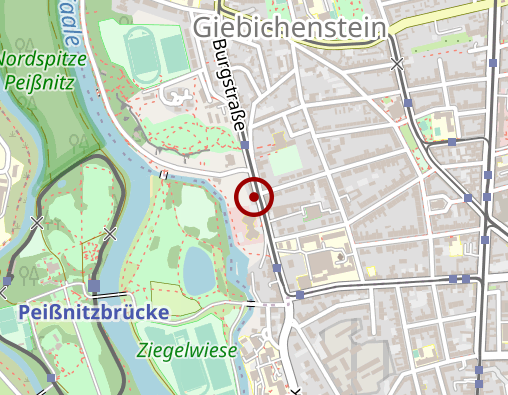 Karte: Diakoniewerk Halle Altenpflegeheim "Johannes-Jänicke-Haus"