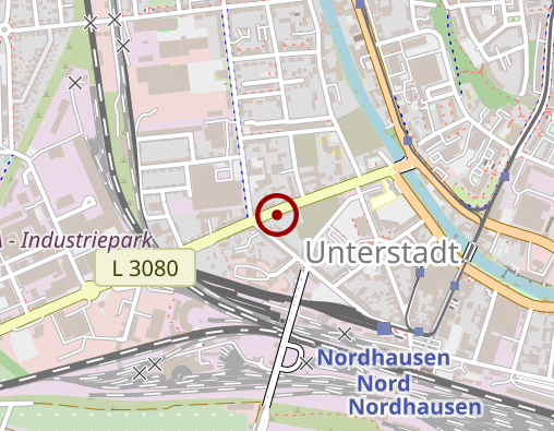 Karte: Bestattungshaus Nordhausen Inh. Antonie Fröhlich-Meier