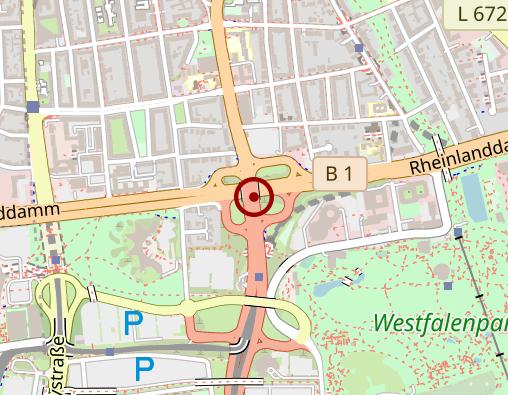 Karte: ALSENIO Pflegedienst Dortmund