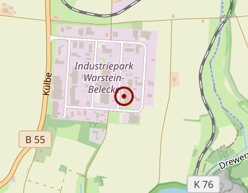 Karte: Werkstatt für Behinderte Lippstadt gGmbH