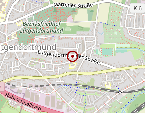Karte: Inter City Key Express e.K. Schlüsseldienst DO-Lütgendortmund