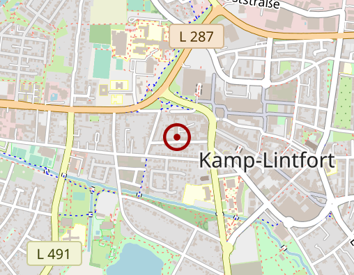 Karte: Waszkowski Taxi Bedarf Moers Taxiunternehmen