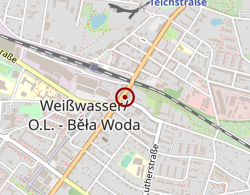 Karte: Lebenshilfe e.V. Weißwasser Ambulant Betreutes Wohnen, Lebenshilfe e.V.