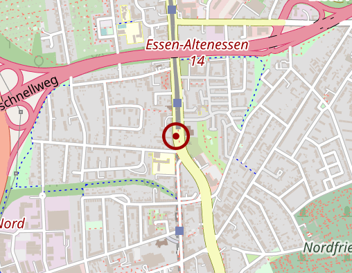 Karte: Taxi Essen e.G.