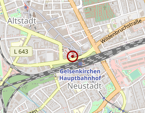 Karte: Apotheke im Hauptbahnhof