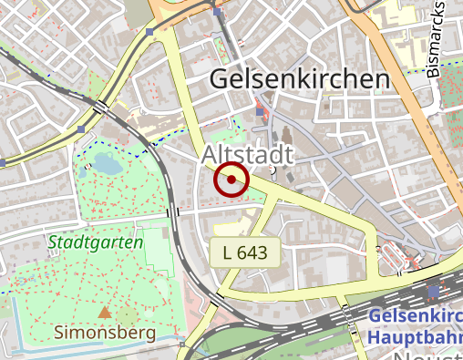 Karte: Förderverein für Krebsberatung und -hilfe Emscher-Lippe Region e.V.