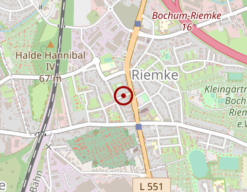 Karte: Niedrigschwellige Betreuungsangebote Integrationsmodell OV Bochum e.V.