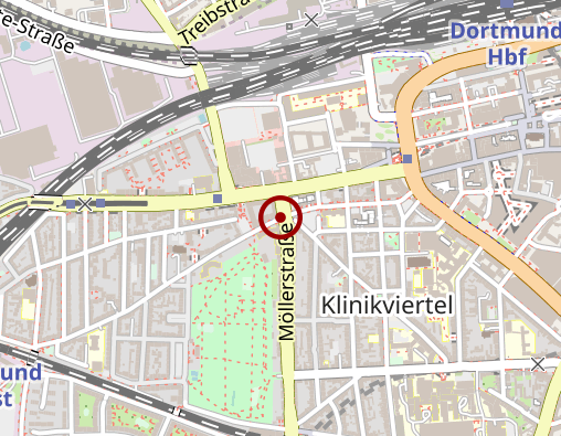 Karte: Arbeiterwohlfahrt Unterbezirk Dortmund Eugen-Krautscheid-Haus