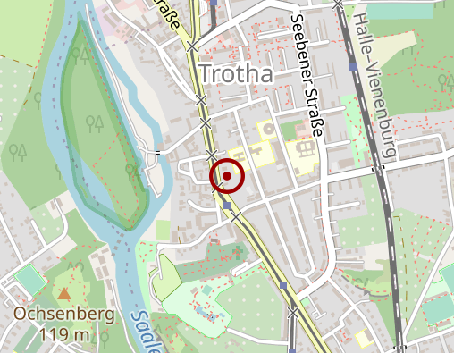 Karte: Stiftung Volkssolidarität Halle(Saale) - Tagespflege Trotha