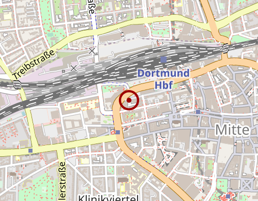 Karte: Taxi Dortmund e.G. Verwaltung