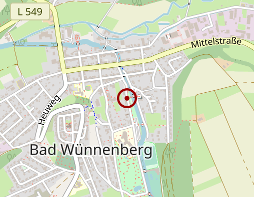 Karte: Pflegestation "St. Antonius" der Aatalklinik Bad Wünnenberg GmbH