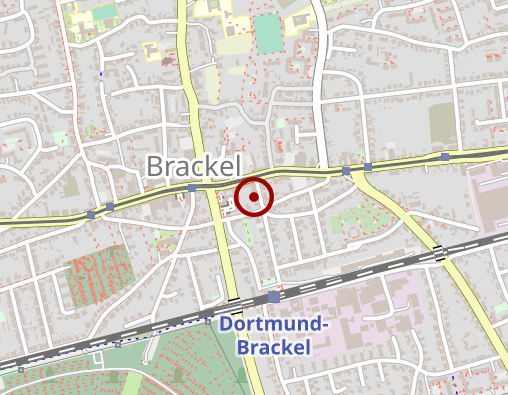 Karte: LWL-Tagesklinik Brackel