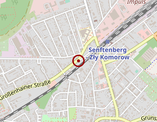 Karte: Caritas Sozialstation "St. Martin" Senftenberg