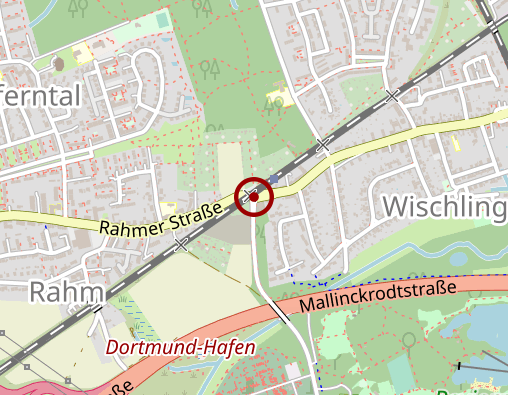 Karte: Pflegedienst Hemby - Dortmund Huckarde