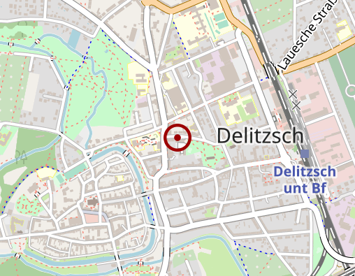 Karte: Rettungszweckverband Nordsachsen der Landkreise Delitzsch u. Torgau-Oschatz RettungsleitSt.