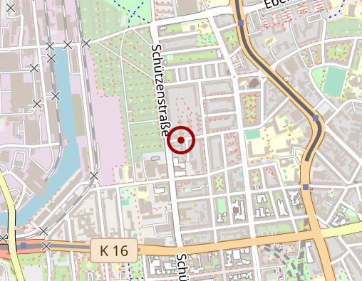 Karte: Kurzzeitpflege Goethestraße e. V.