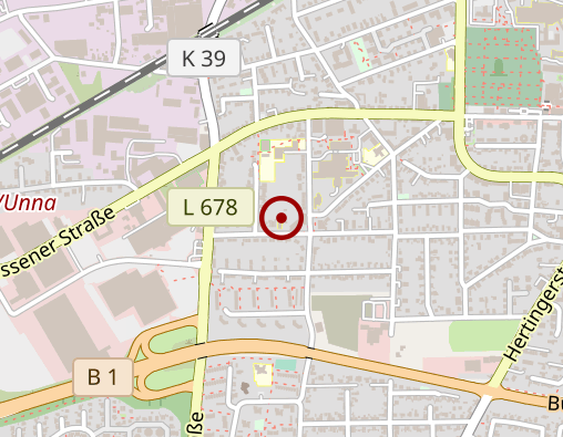 Karte: AWO Tagespflege Unna