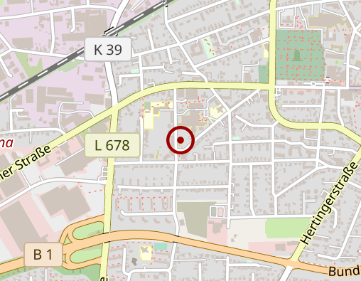 Karte: LWL-Tagesklinik Unna