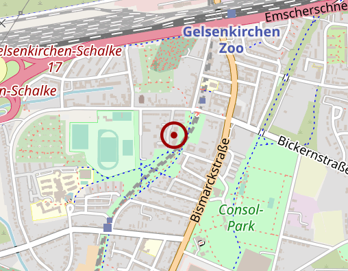 Karte: Haus Bismarckplatz Gelsenkirchen