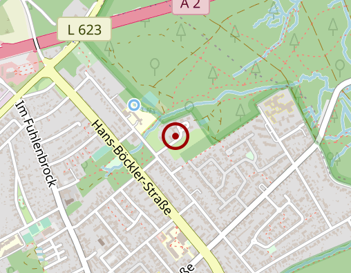 Karte: Kinderdorf "Am Köllnischen Wald" des Caritasverbandes für die Stadt Bottrop e.V.