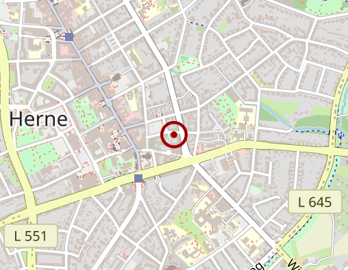 Karte: Pflegeeinrichtung fünf Wände