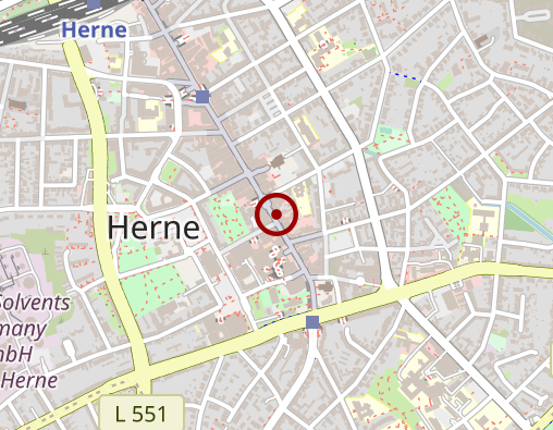 Karte: Carola Bamberger Praxis für Podologie